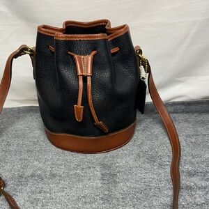Vintage Coach Sheridan Drawstring Shoulder- Crossbody Purse